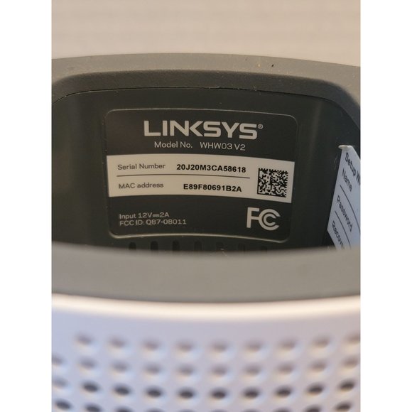 LINKSYS WHW03V2 MESH Home WiFi, Bundle of 2. Pre-Owned. - Picture 6 of 8